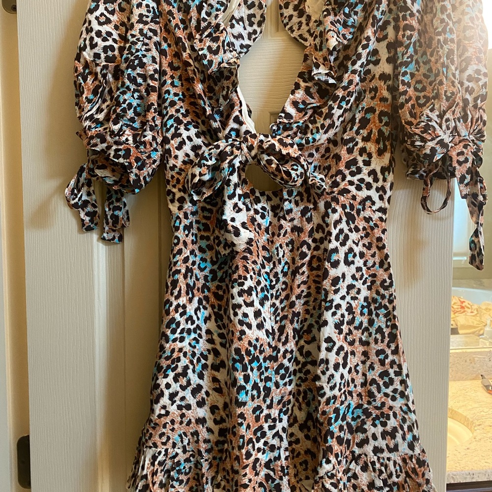 Shop Leslie tie front romper
